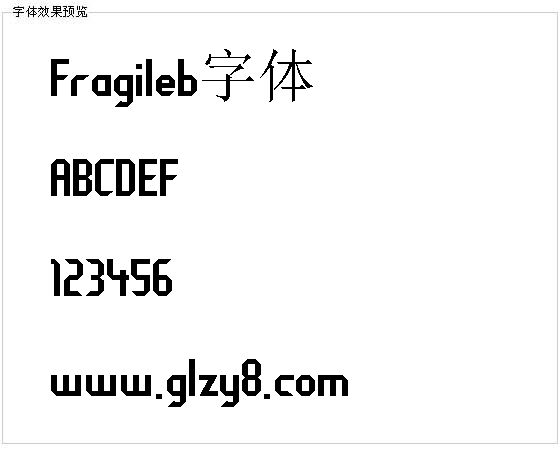 Fragileb字体