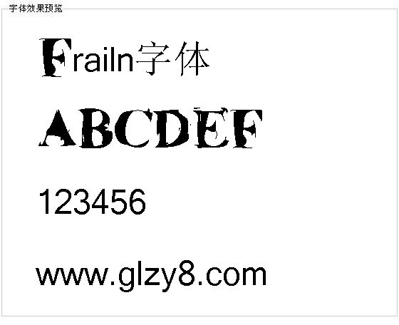 Frailn字体