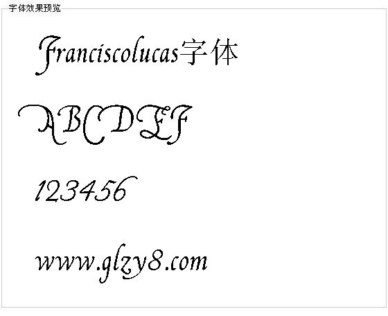 Franciscolucas字体