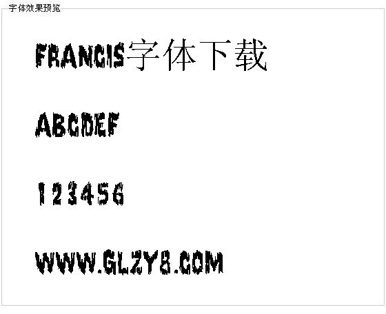 Francis字体下载