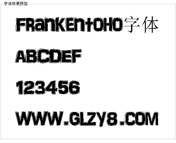 Frankentoho字体