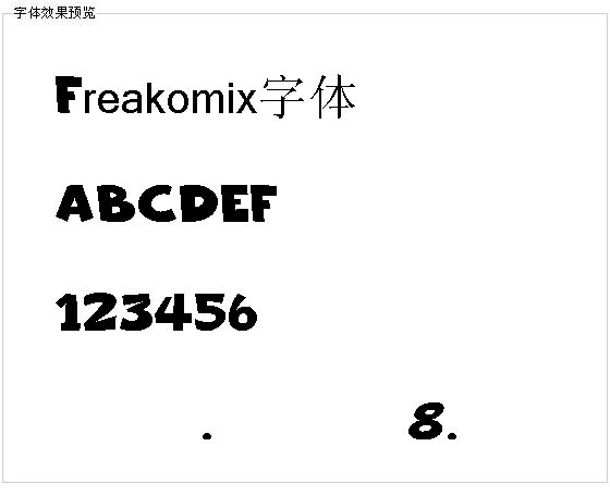 Freakomix字体