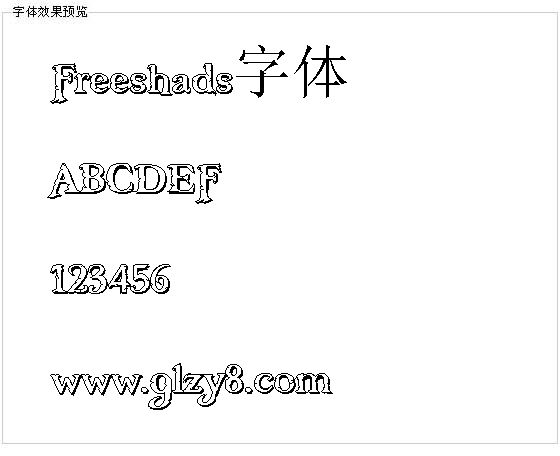 Freeshads字体