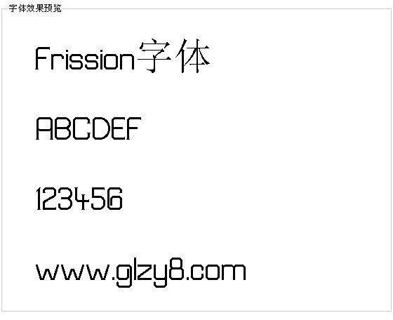 Frission字体