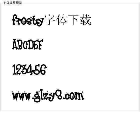 frosty字体下载