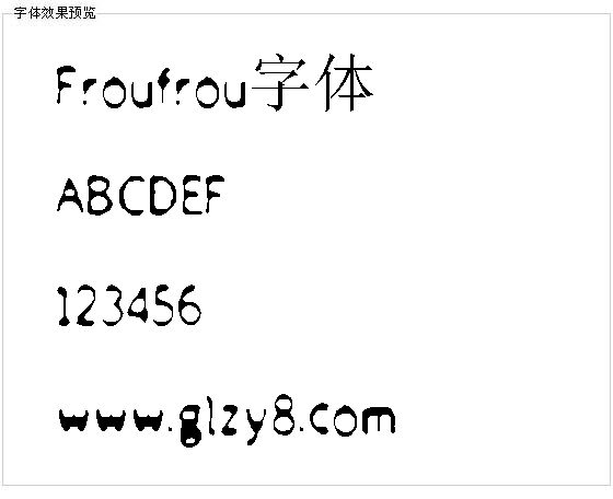 Froufrou字体