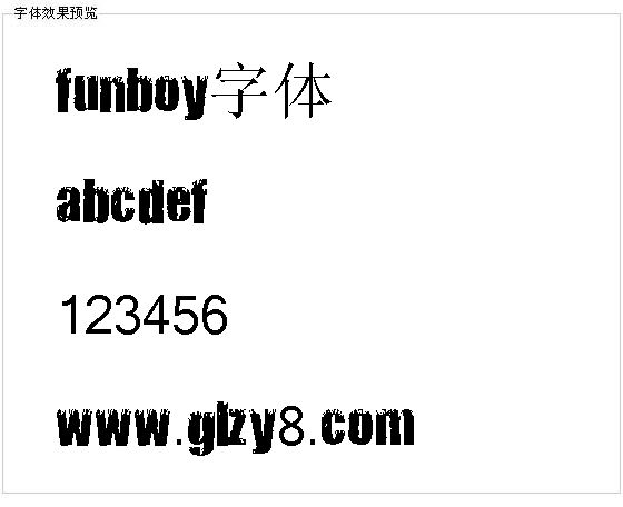 Funboy字体