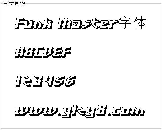 Funk Master字体