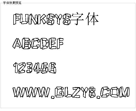 Funksys字体