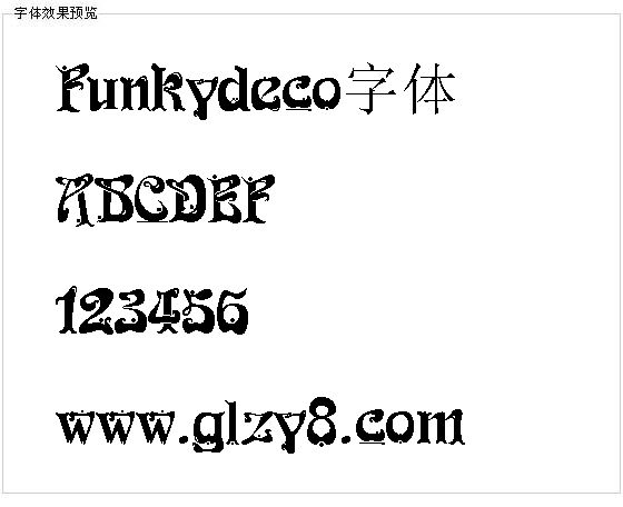 Funkydeco字体