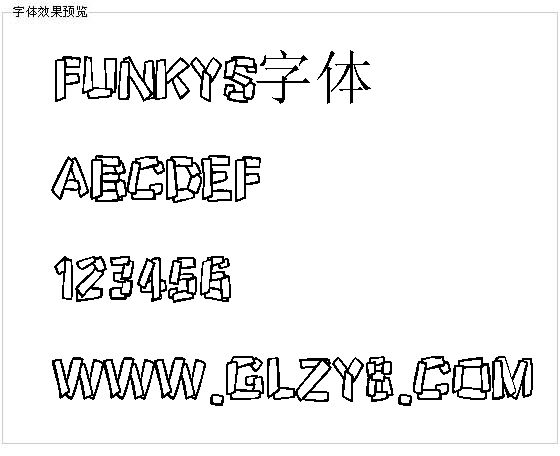 Funkys字体