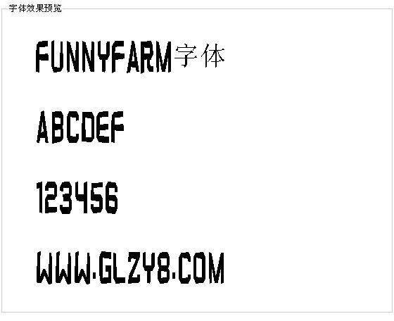 Funnyfarm字体