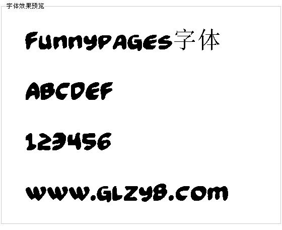 Funnypages字体