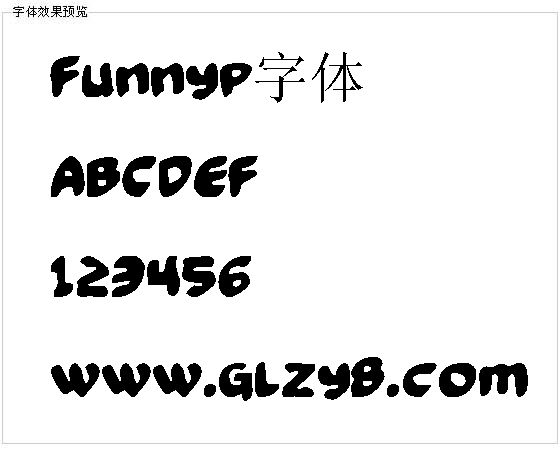 Funnyp字体