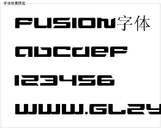 Fusion字体