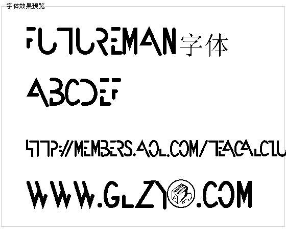 Futureman字体