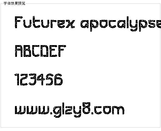 Futurex apocalypse字体