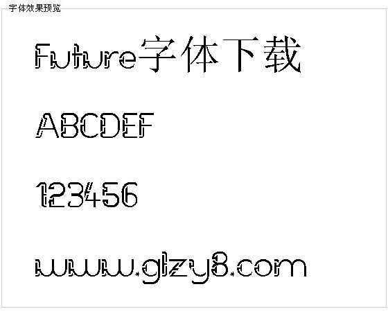 Future字体下载