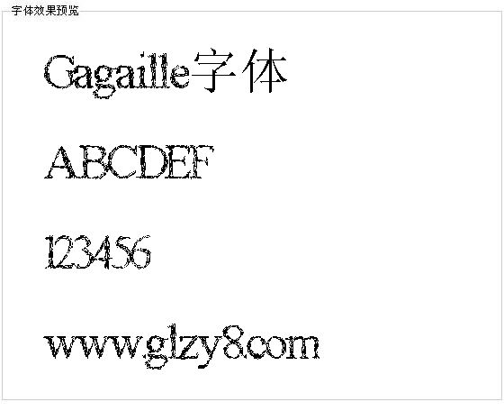 Gagaille字体