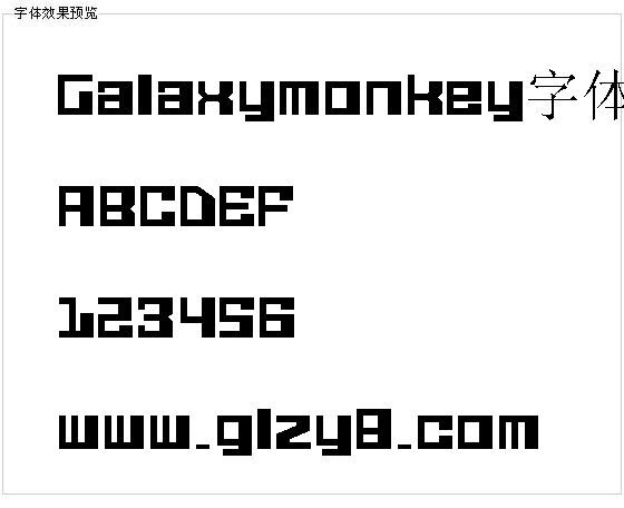 Galaxymonkey字体