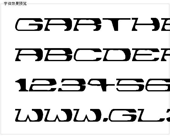 Garth字体