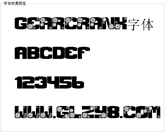 Gearcrank字体