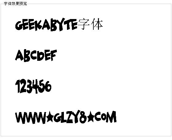 Geekabyte字体