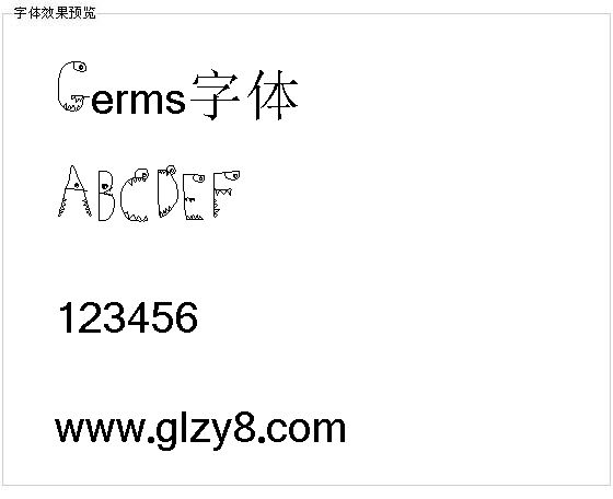 Germs字体