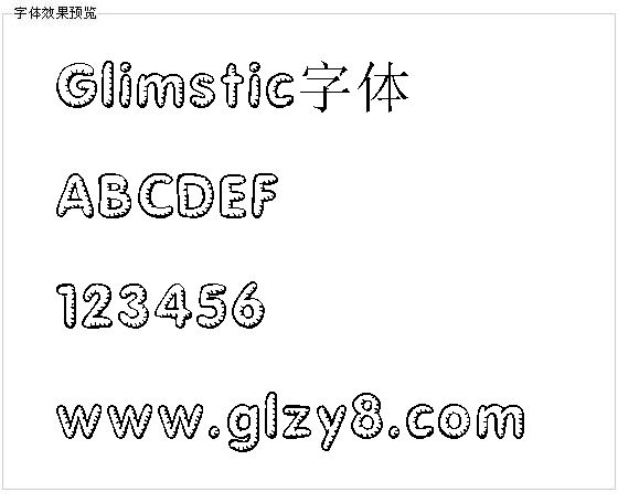 Glimstic字体