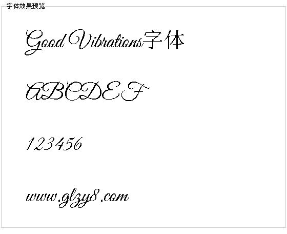 Good Vibrations字体