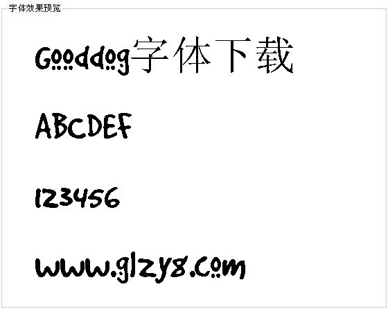 Gooddog字体下载