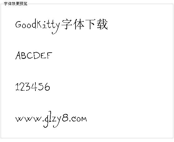 GoodKitty字体下载