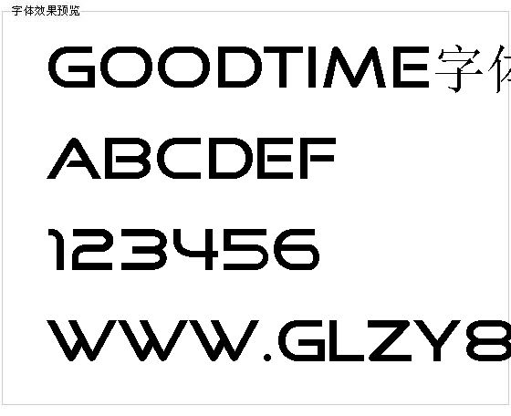 Goodtime字体