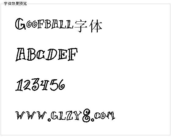 Goofball字体