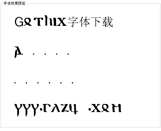 Gothic字体下载