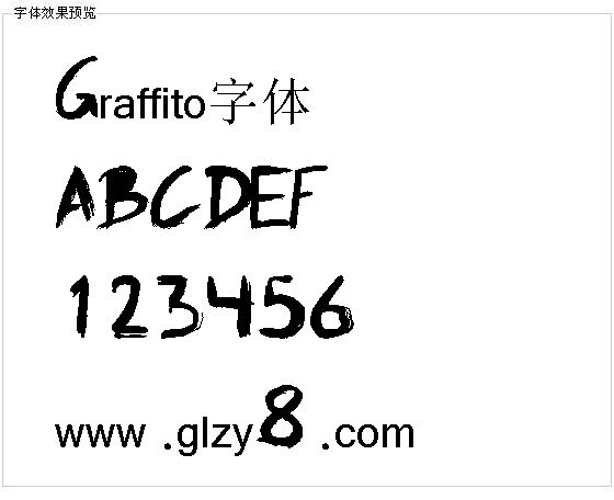 Graffito字体