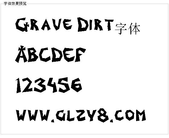 Grave Dirt字体