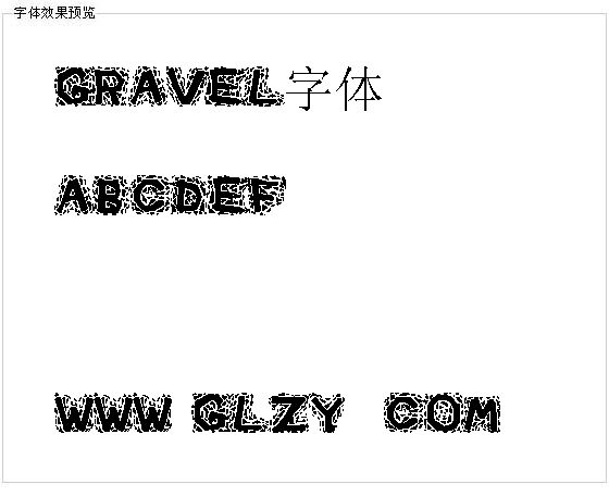 Gravel字体