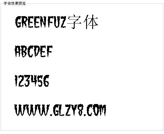 Greenfuz字体