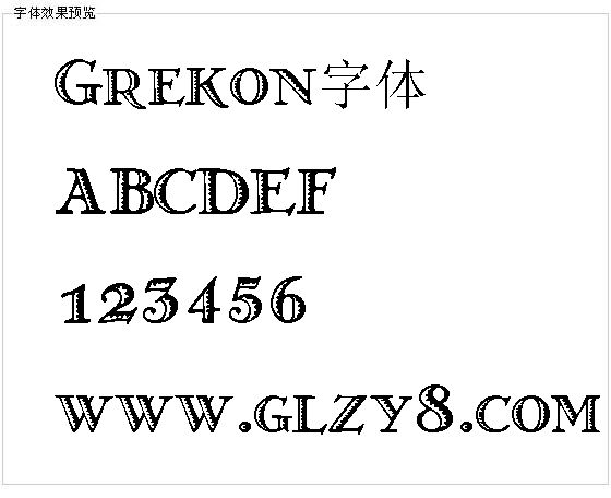 Grekon字体