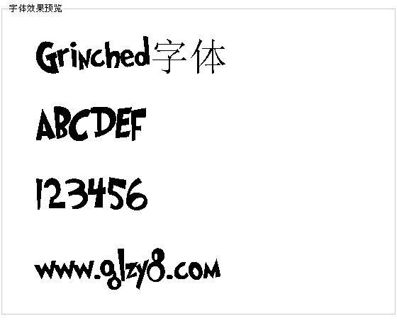 Grinched字体