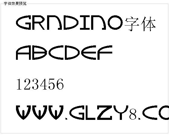 Grndino字体