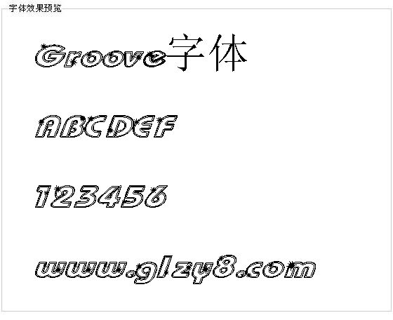 Groove字体