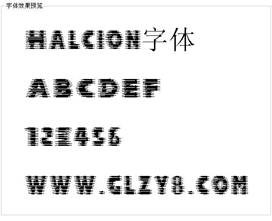 Halcion字体