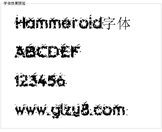 Hammeroid字体