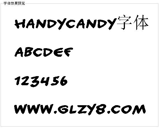 Handycandy字体