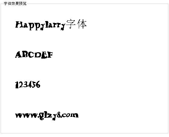 Happylarry字体