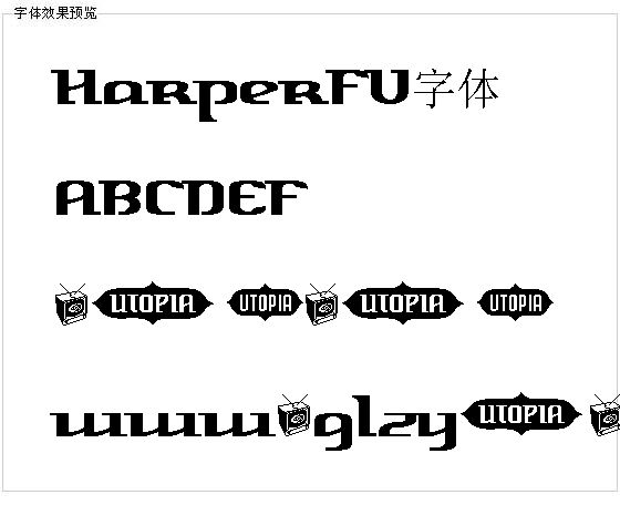 HarperFV字体