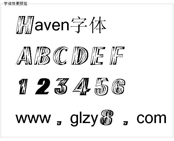 Haven字体