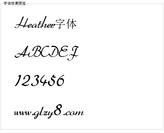 Heather字体